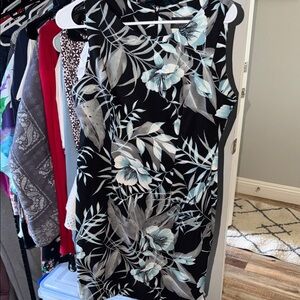 Connected Floral Sleeveless Dress